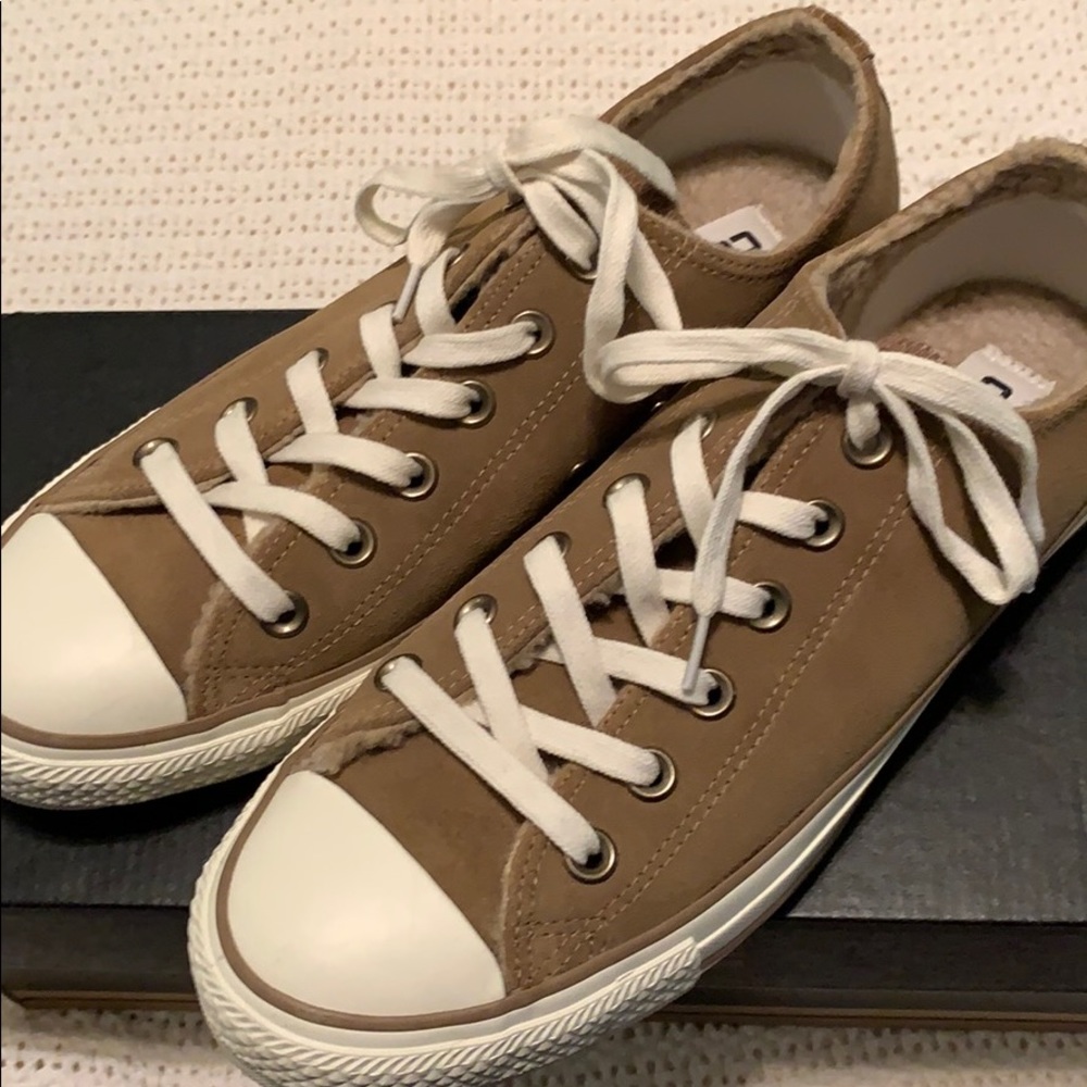 Brown Sueded/Sherpa Lined Chuck Taylor All-Stars